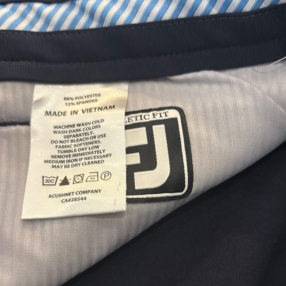 FootJoy Athletic Fit Golf pants 34x30